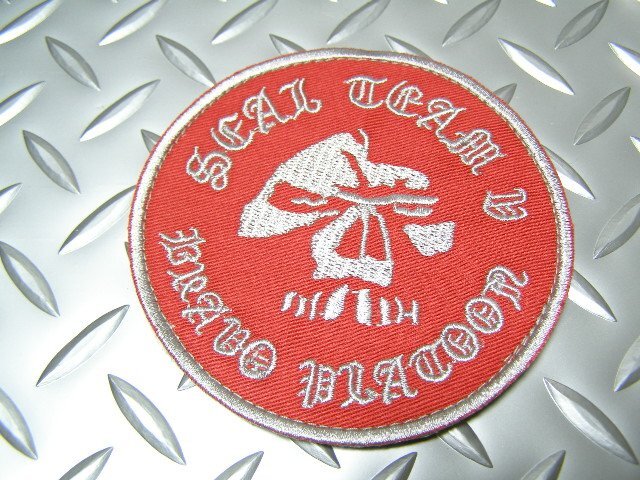 ☆Seal Team V BRAVO PLATOON Patch☆Navy Seals シールチーム5 ブラボー プラトーン パッチ