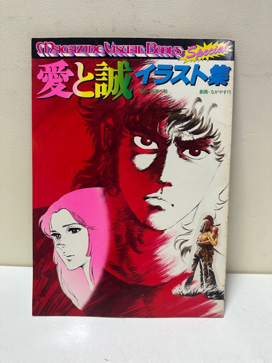A829 愛と誠 イラスト集 梶原一騎 ながやす巧 1976年　保存版　当時物　昭和レトロ　
