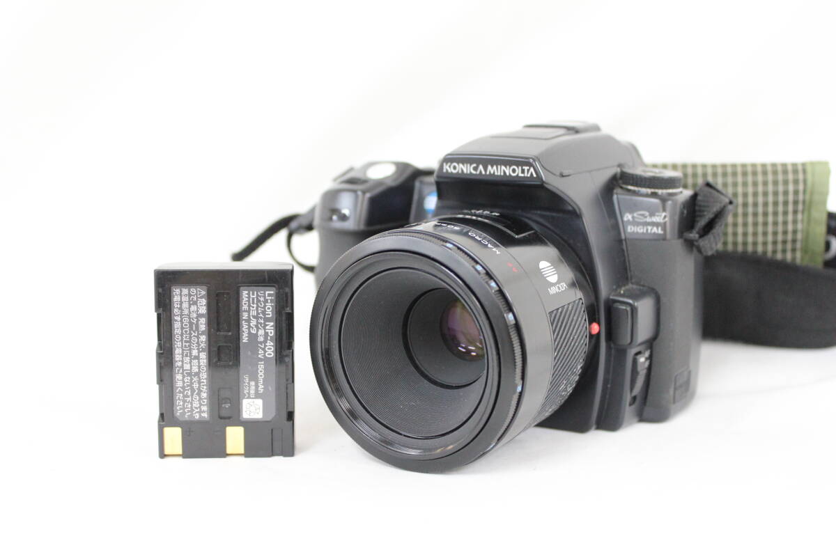 【返品保証】 コニカミノルタ Konica Minolta α Sweet Digital AF Macro 50mm F2.8 バッテリー付き デジタル一眼 M6413
