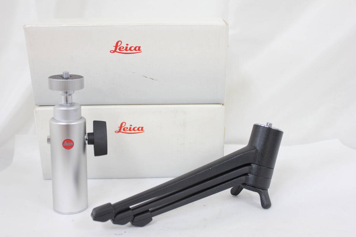 【未使用】 ライカ Leica 14110 自由雲台 + 14100 卓上三脚 M6515