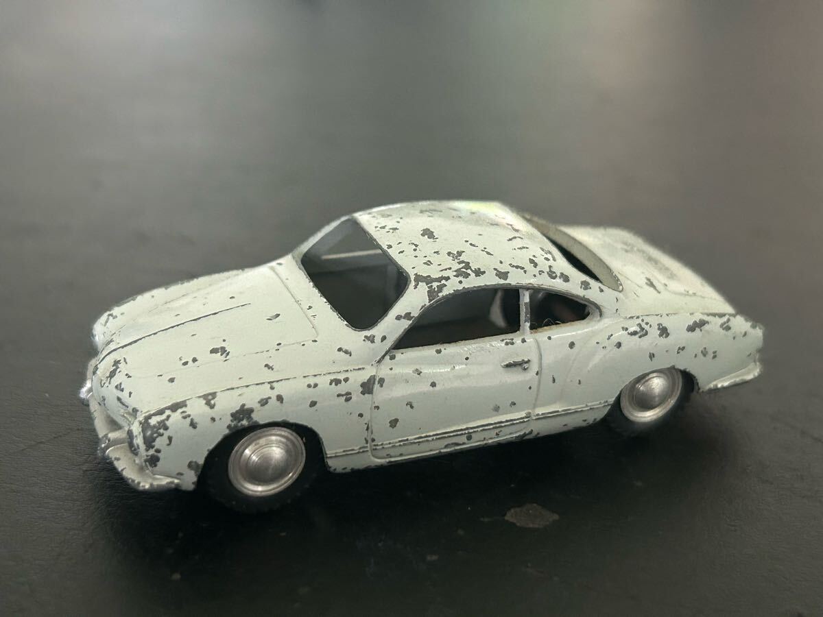 空冷　VW カルマンギア　ローライト　角テール　ミニカー　メルクリン　当時モノ　ビンテージ 1/43 ユーズドコンディション