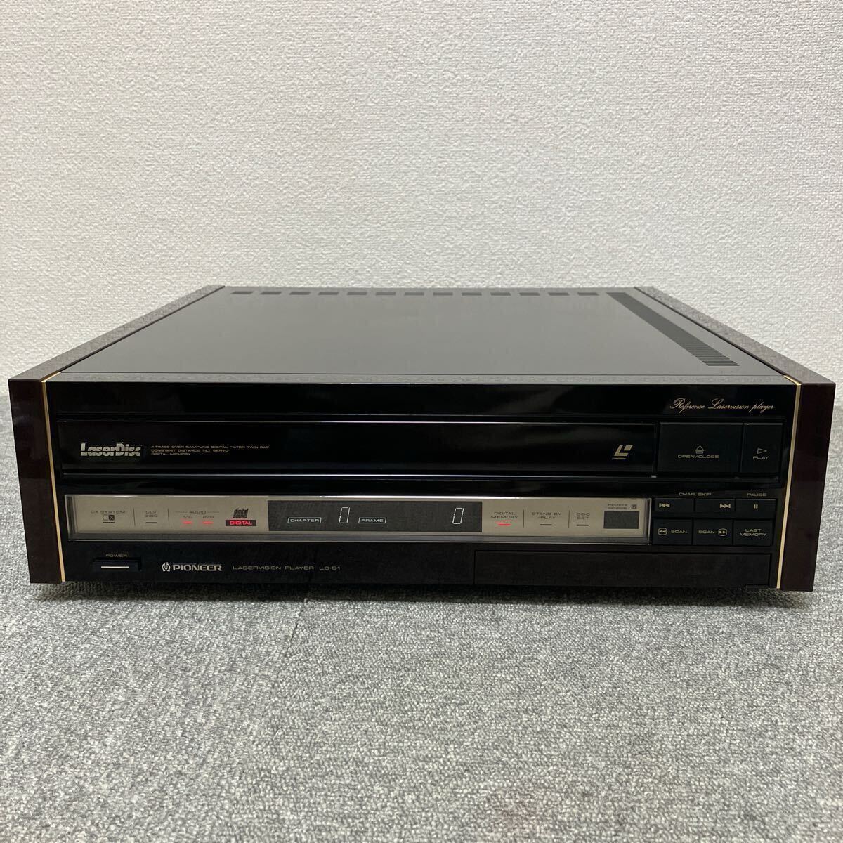 PIONEER LASERVISION PLAYER LD-S1 レーザーディスクプレーヤー　＊動作確認済み　J-883