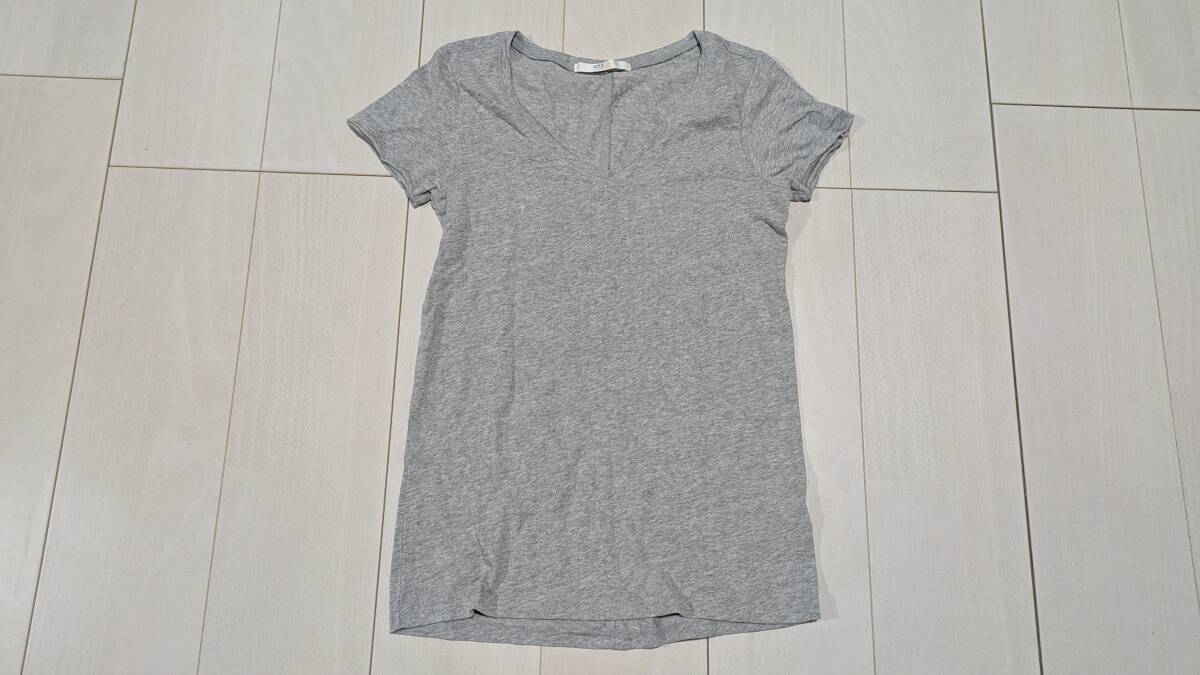新品 未使用 AZUL BY MOUSSY マウジー 半袖 Tシャツ グレー XS