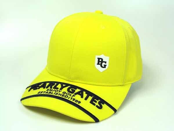 PEARLY GATES パーリーゲイツ ツイル キャップ ライトグリーン 男女兼用 フリーサイズ 帽子 ゴルフ 【新品未使用品】 ◆アウトレット◆
