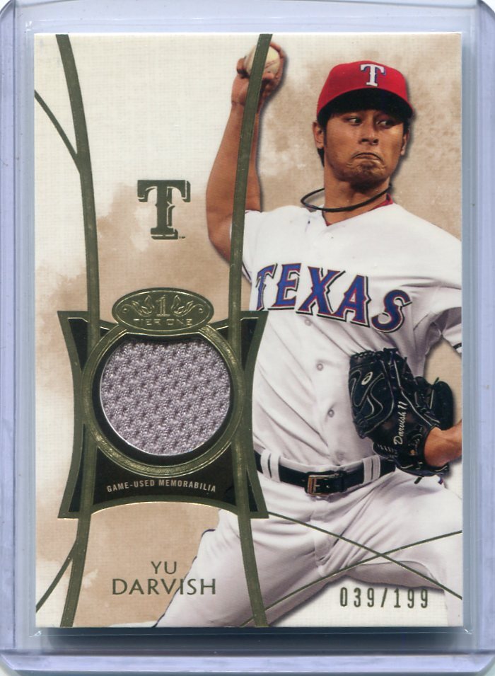 2014 Topps Tier One Relics TOR-YD Yu Darvish ダルビッシュ有 Jersey ジャージカード 199枚限定