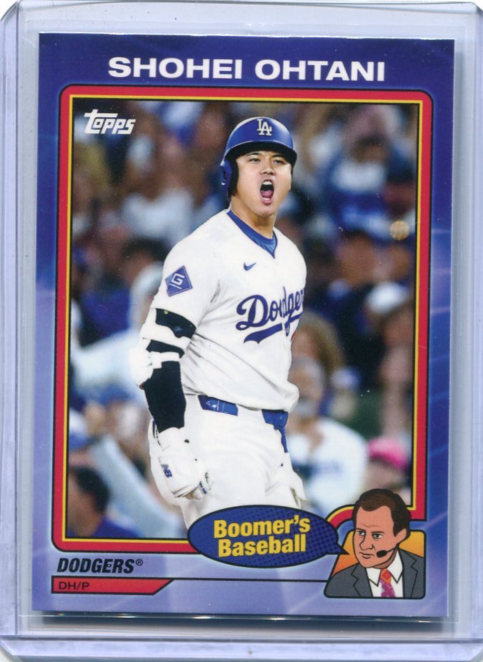 2024 Topps x Chris Berman Boomer's Baseball 2 Shohei Ohtani 大谷翔平 ベースカード