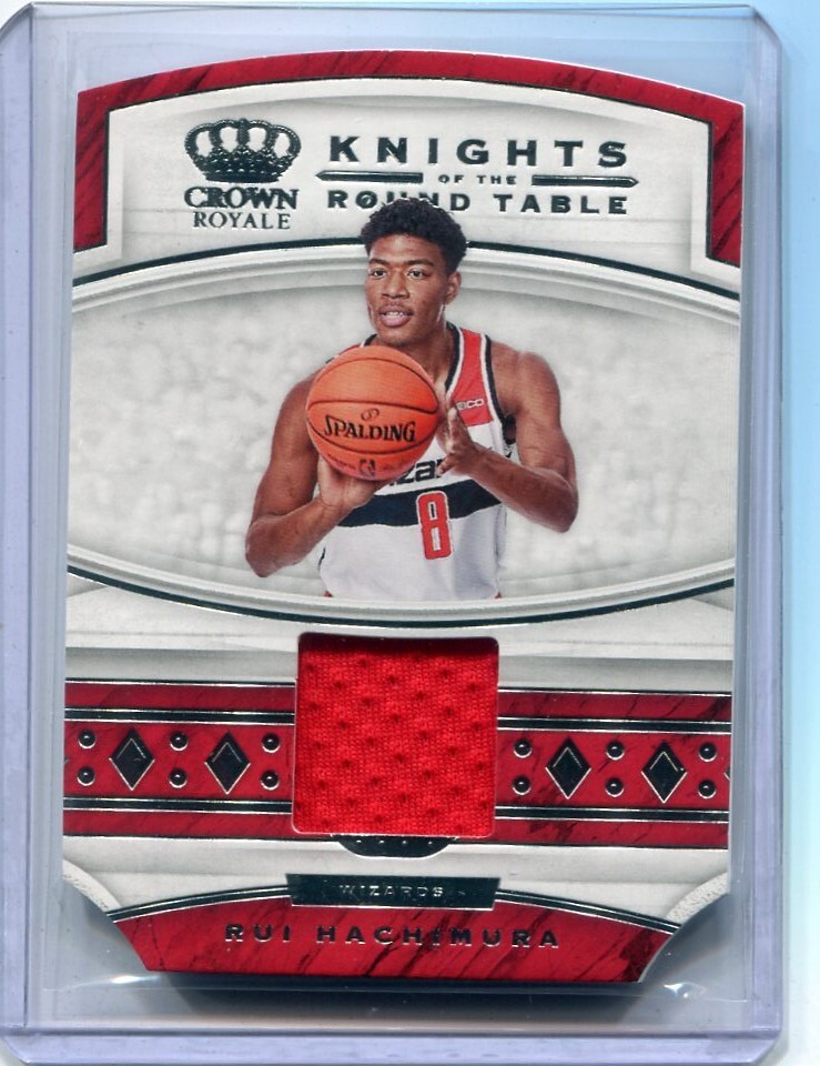 2019-20 Panini Crown Royale Knights of the Round Table KT-RH Rui Hachimura Jersey 八村塁 ジャージカード