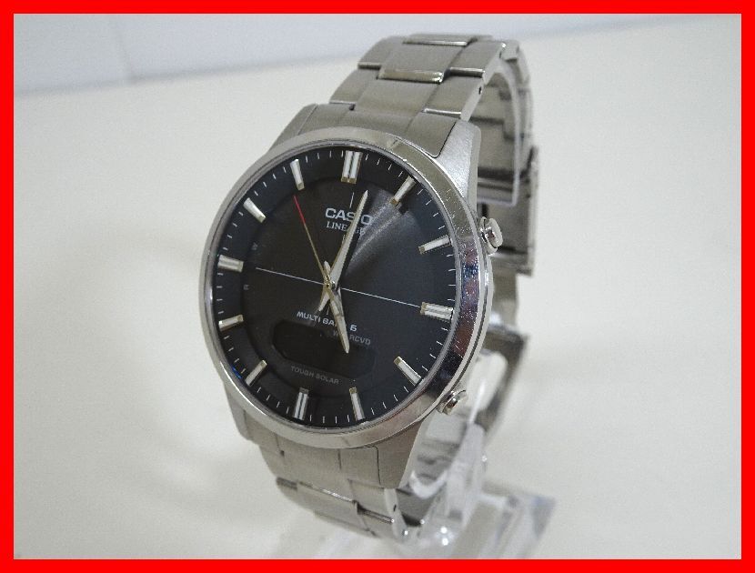 CASIO　カシオ　LINEAGE　リニエージ　LCW-M170　MULTI BAND6　TOUGH SOLAR　W060　中古　2505★イ-0133