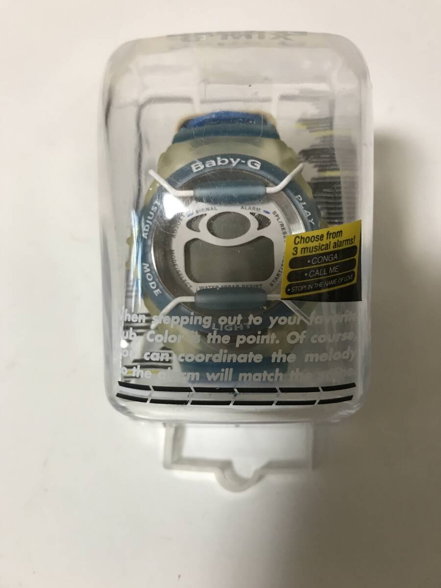 動作未確認の為ジャンク　Baby-G G’MIX ベビーG BG-390 CASIO カシオ　水色　ブルー　【4-6051404】