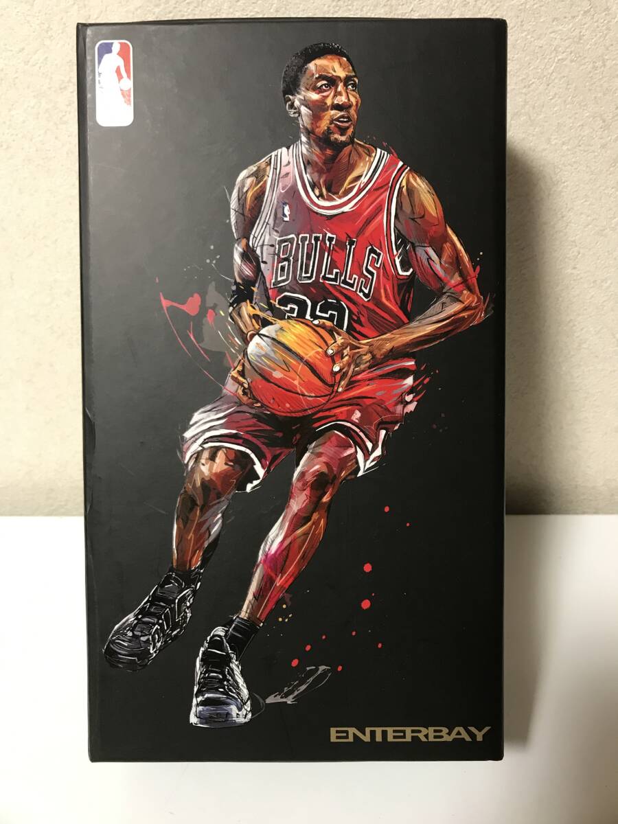 現状品　ENTERBAY エンターベイ NBA SCOTTIE PIPPEN MASTER PIECE モーション スコッティ・ピッペン CHICAGO BULLS 【2L6052102】
