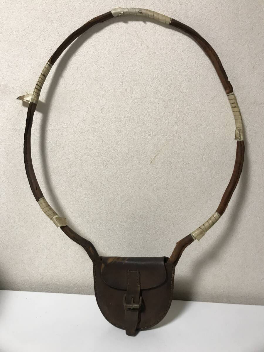 現状品　経年劣化あり　国鉄 タブレットキャリア タブレットケース 通票革袋 通行手形