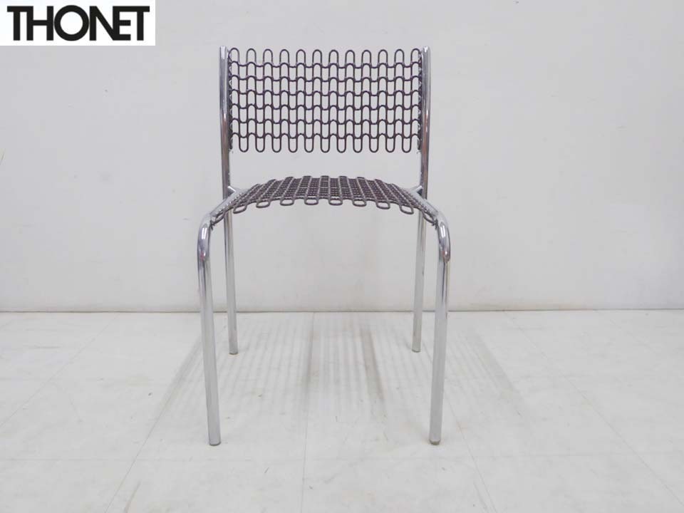 ■THONET トーネット■レア ビンテージ ヴィンテージ SOF-TEK スタッキングチェア DAVID RORAND ブラウン