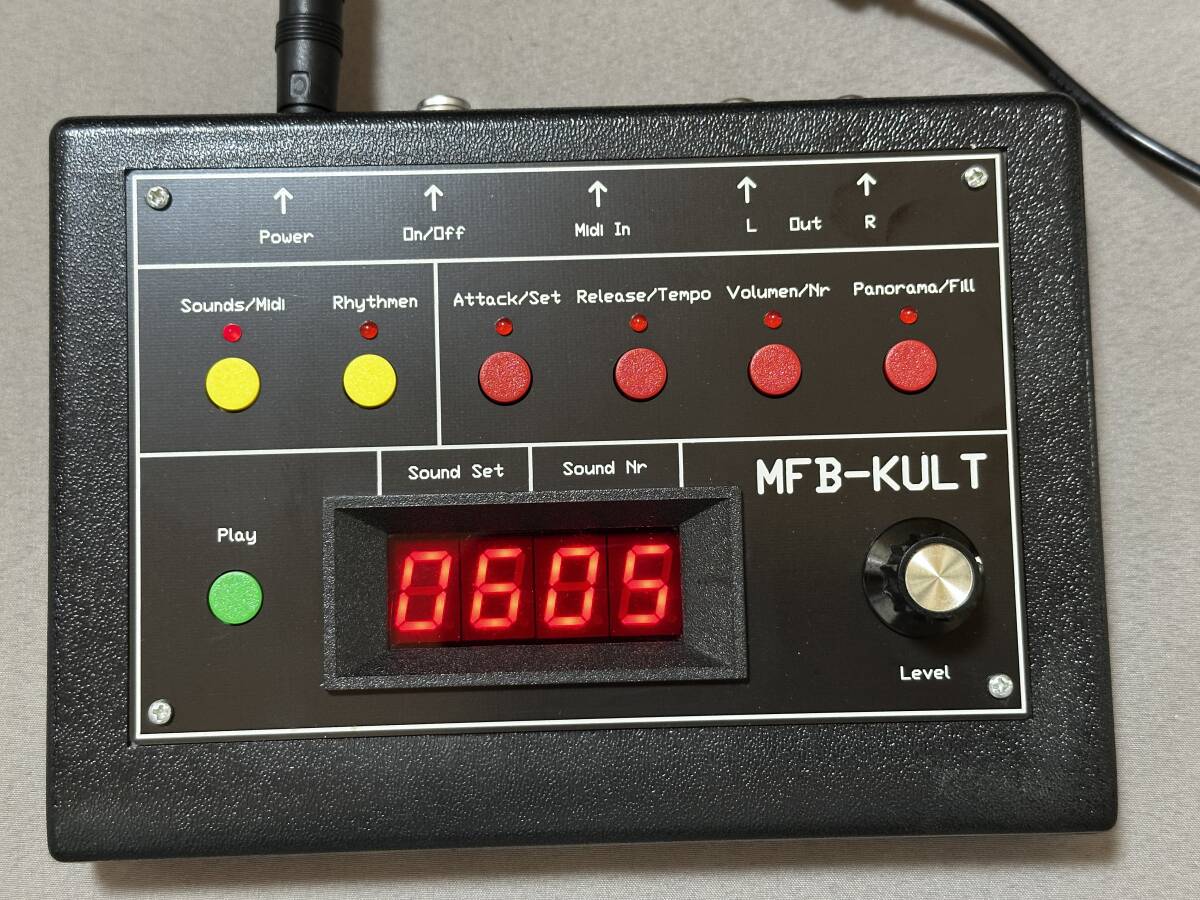 MFB-KULT リズムマシン MIDI対応 デジタル・ドラム音源 音源モジュール