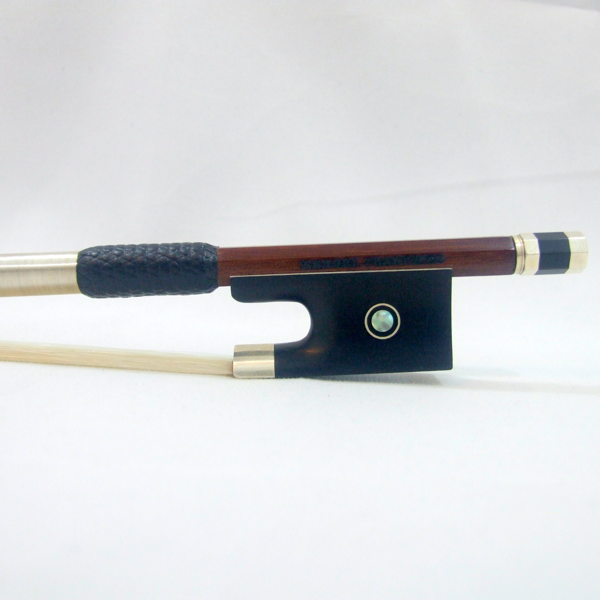 新品 MANOEL FRANCISCO 刻印 マノエル・フランシスコ バイオリン 弓 IPE 4/4 61g 銀黒檀 プレミアム弓製作家 L'archet Brasil