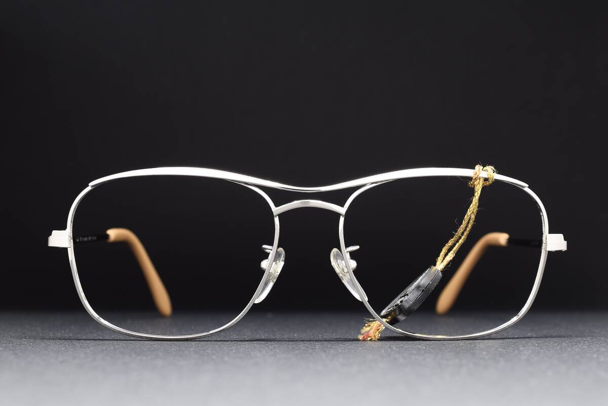 デッドストック OTTOP PARIS NO.602-A 52/20 12K GP メガネ サングラス フレーム RHODIUM ヴィンテージ