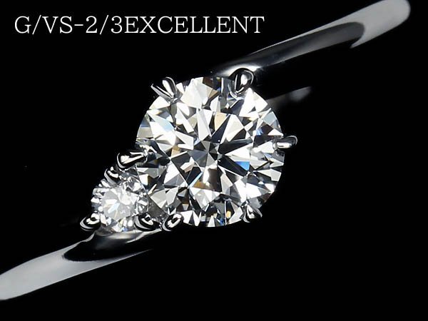 7MM14121SS【売り切り】新品仕上【RK宝石】《Diamond》3EX H&C VS-2 Gカラー 極上ダイヤモンド 0.322ct 極上ダイヤモンド Pt900 高級リング