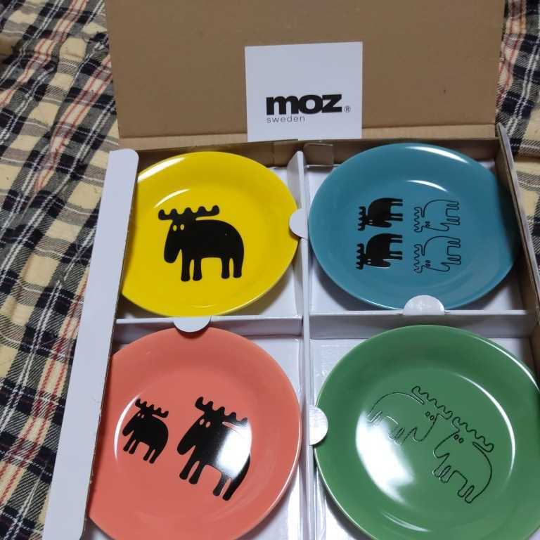 スウェーデン「moz」ミニプレート4枚組【非売品】