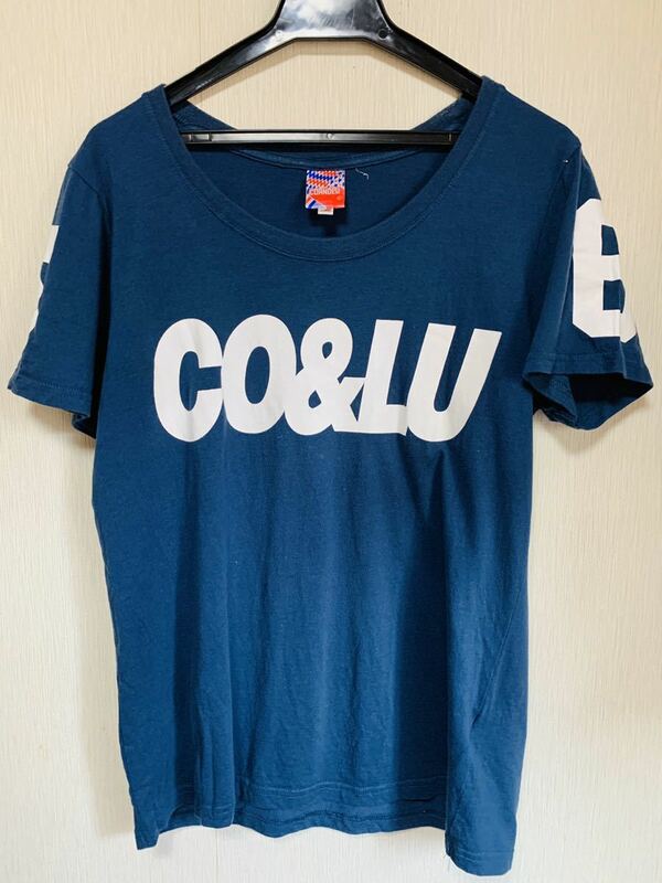 【ココルル】CO&LUロゴネイビー半袖Tシャツ♪~M~COCOLULU