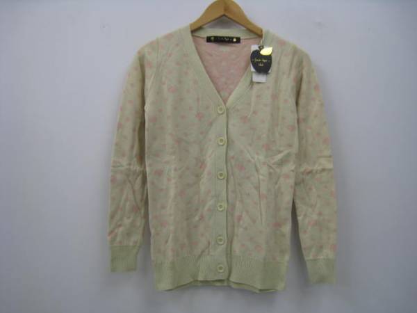 定9,345円 フランシュリッペブラック カーディガン ミルク M