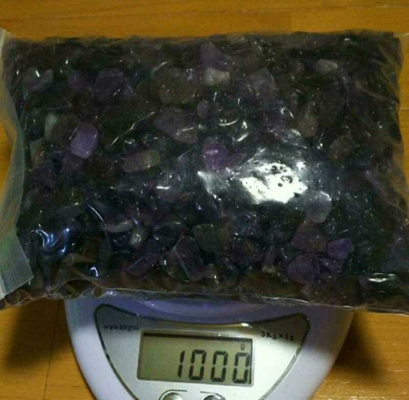 水晶 さざれ １kg グラム売りも可能 天然石 浄化用 さざれ アメジスト