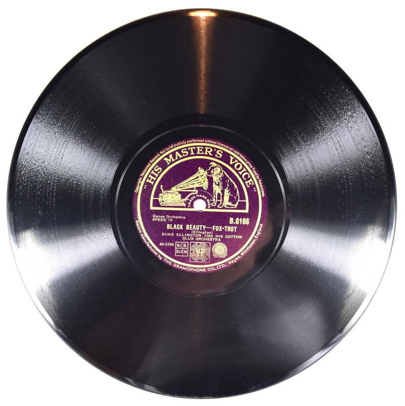 DUKE ELLINGTON　& HIS COTTON CLUB ORCHESTRA（HMV　B－6166）　SP盤　78RPM 　JAZZ《英国盤》