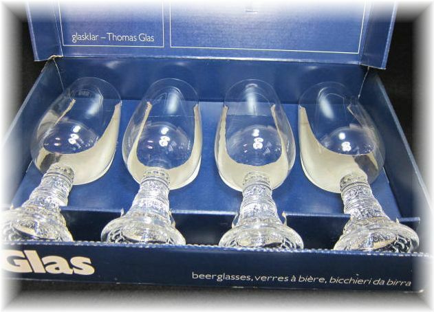 …　Thomas　Glas　トーマス　西ドイツ製　レリーフ脚付グラス　4客セット　…　　　　　　　Germany海外製タンブラーデザインアートガラス