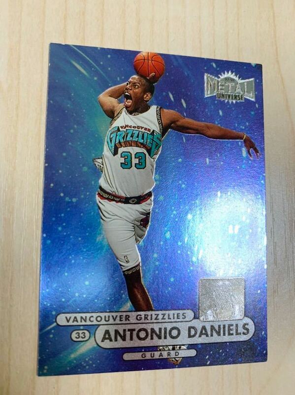 NBA Trading Card Antonio Daniels Rookie Card RC Skybox Metal Universe 97-98 90年代 Vancouver Grizzlies グリズリーズ 正規品