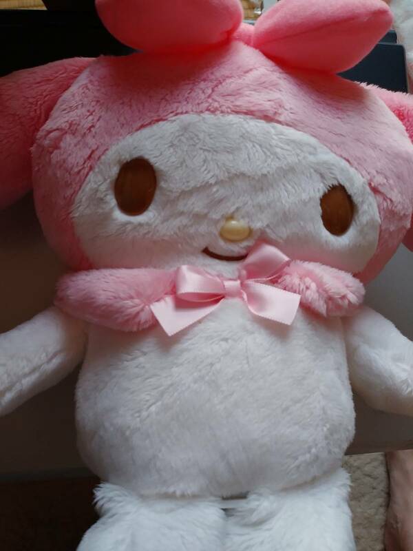 ♪♪サンリオ♪マイメロディ♪My Melody♪可愛い♪ぬいぐるみバンク（貯金箱）♪難ありのためお値下げ♪♪