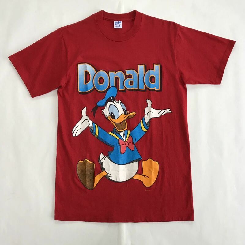 90’s USA製 ドナルドダック Tシャツ Mサイズ ビンテージ Disney ディズニー