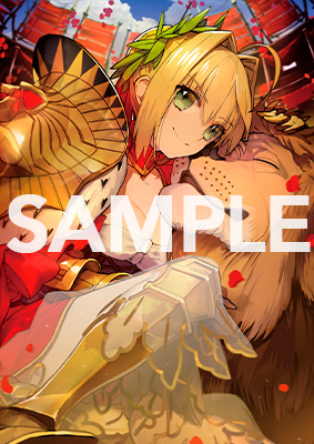Fate Grand Order Premium Tapestry vol.4 111ネロ・クラウディウス B2タペストリー