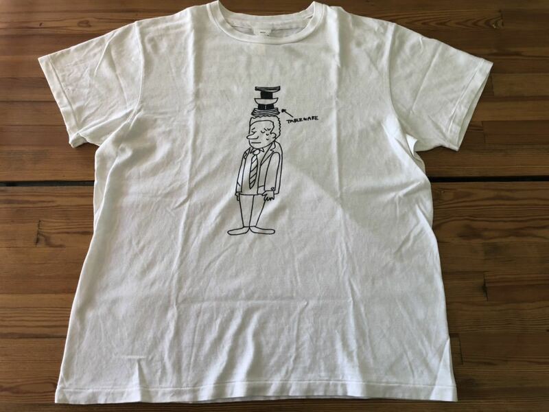 YAECA×Ken Kagam TABLE WARE Tシャツ