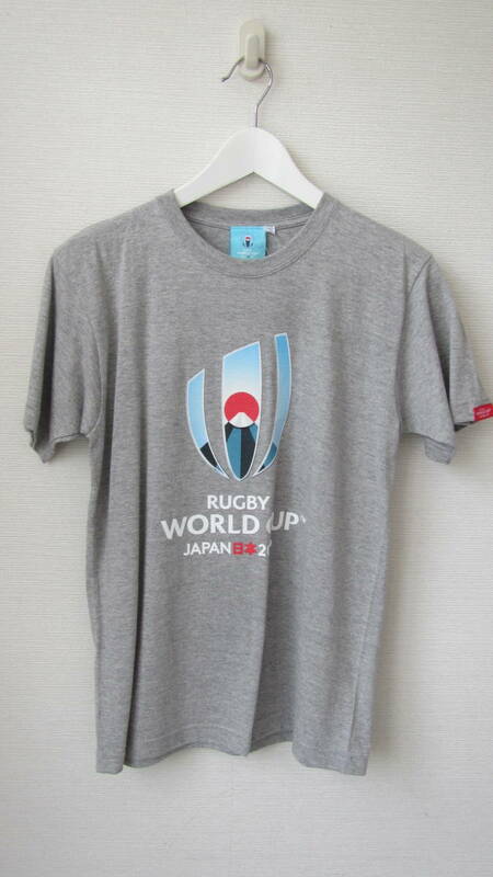 ラグビーワールドカップ 公式Tシャツ 日本代表　Ｓサイズ　グレー【新品】