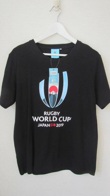 ラグビーワールドカップ 公式Tシャツ 日本代表　黒　レア商品 新品　Mサイズ