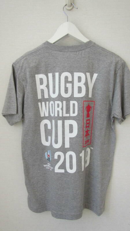 ラグビーワールドカップ 公式Tシャツ 日本代表　ＧＲＡＹ　　レア商品 新品　Mサイズ 　本体価格4500円