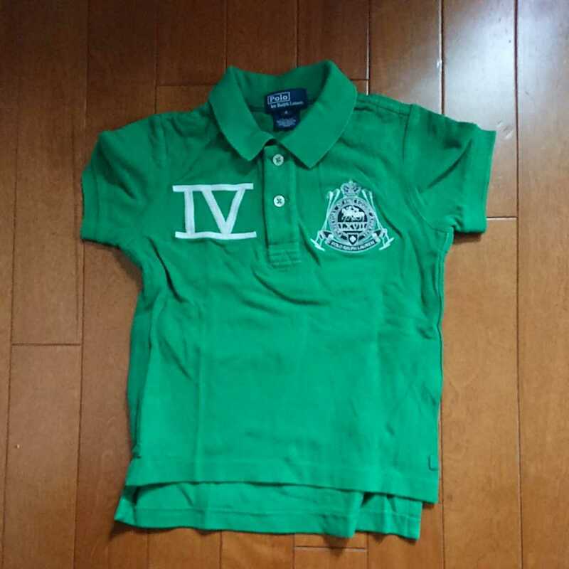 RALPH LAURENラルフローレン半袖ポロシャツ(緑)size110