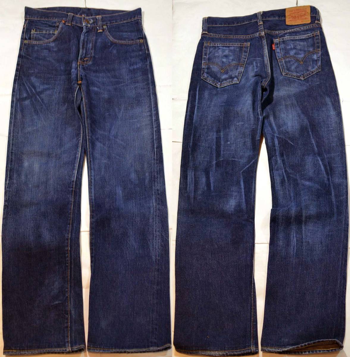 t296/LEVIS805ビッグE★60'sヴィンテージ★激レア！赤耳付き
