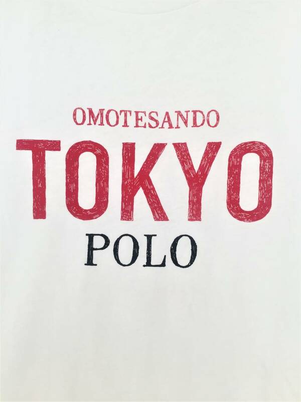 ポロ Tシャツ サイズM 表参道限定 東京オンリー シティボーイ TOKYO 都市限定モデル コレクター 上質 レア 高層ビル 大都会 日本の中心