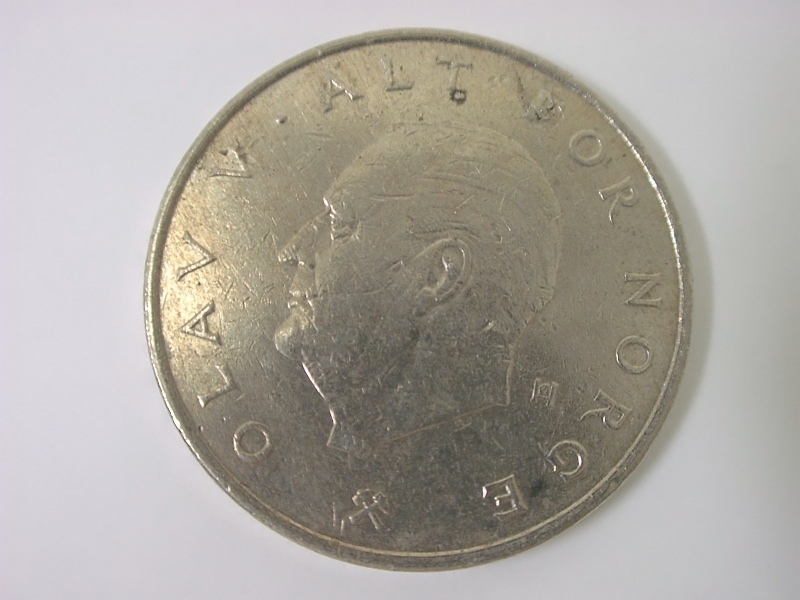ノルウェー王国 1 KRONE 1クローネ 硬貨・コイン 202