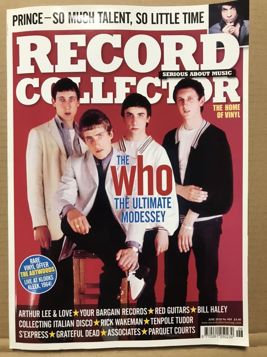 Record Collector 2016.6 洋書 Who Bill Haley Rick Wakeman Greatful Dead ザ・フー