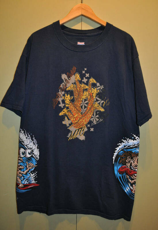 ユーズド ０0年代 JIMBO PHILLIPS ジンボ フィリップス マルチプリント Tシャツ