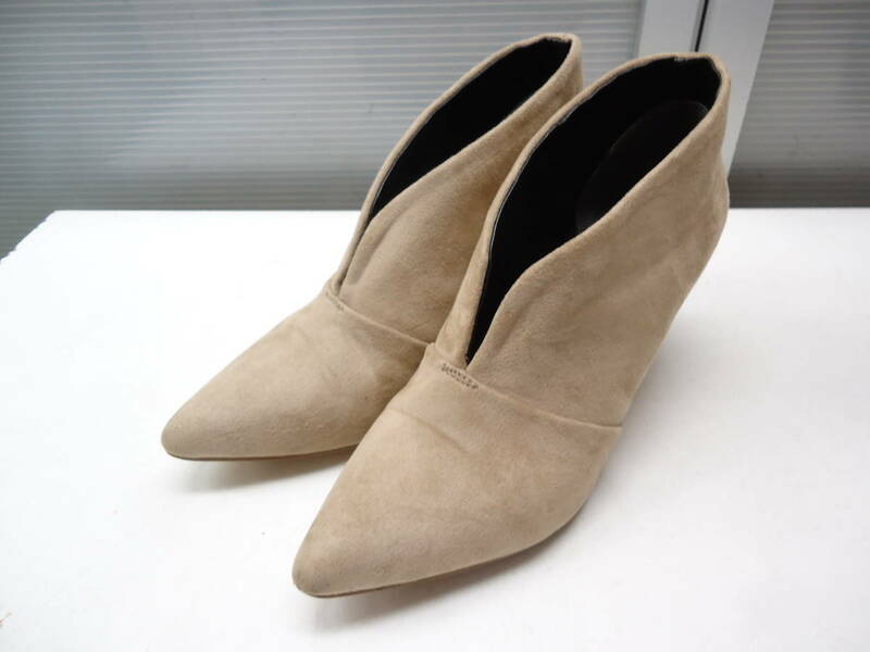 OZOC/オゾック■L(24.0cm程度)■Vカットブーティ 143 03319 052■BEIGE/ベージュ■#20501MK670_12