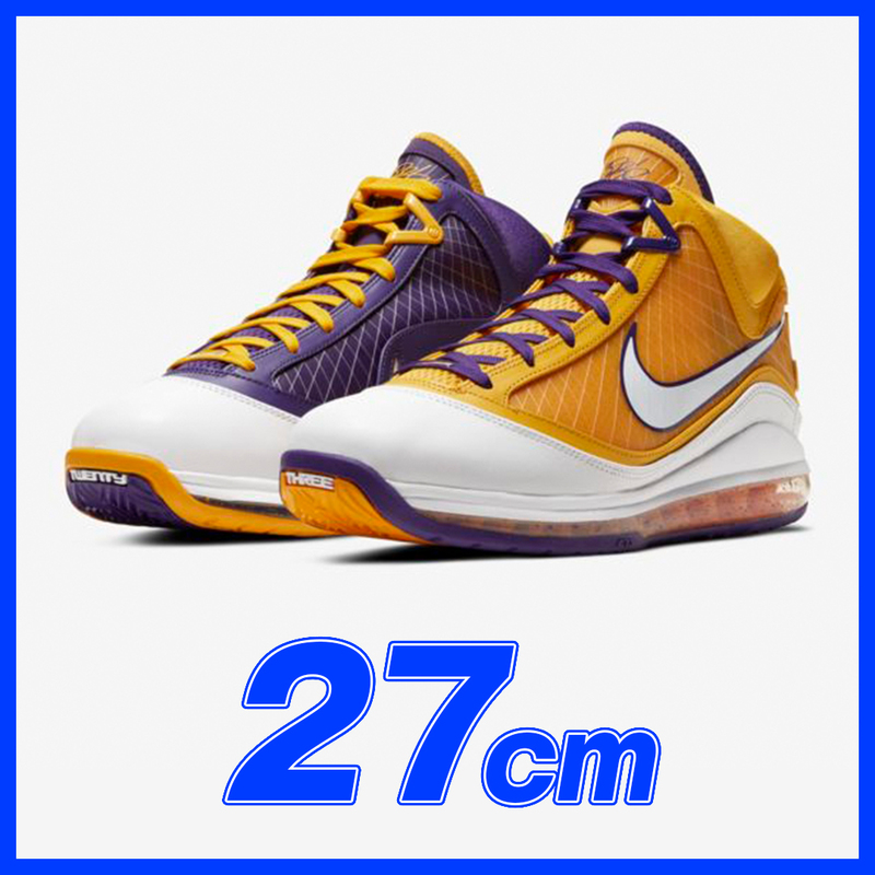 1217 NIKE LEBRON7 27.0cm 　Lakers　LakersColor・ナイキレブロン7　27.0ｃｍ　レイカーズカラー27.0ｃｍ