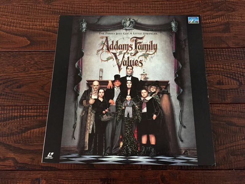 希少！アダムスファミリー2 Addams Family Vaiues レーザーディスク　中古美品