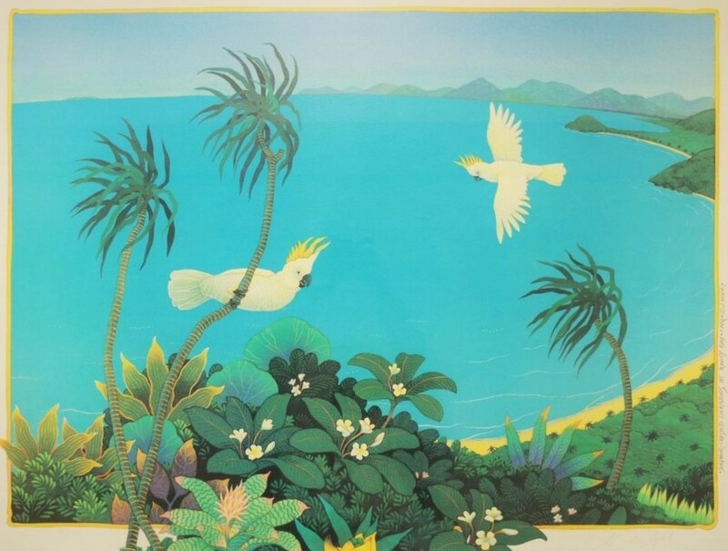 Sulphur-Crested TRINITY BAY ジグソーパズル 完成品 インテリア 額縁付き インテリア小物 パズル アート 絵画 自宅保管品