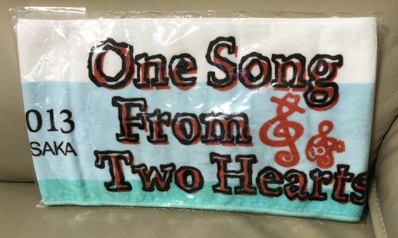 送料込　新品未開封　コブクロ　KOBUKRO LIVE TOUR 2013 One song From Two Hearts マフラータオル