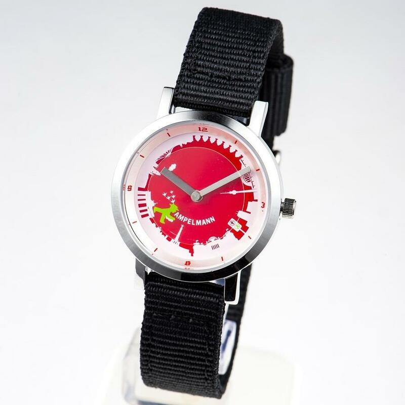 [アンペルマン]AMPELMANN レッド　レディース 腕時計 AFB-2041-19