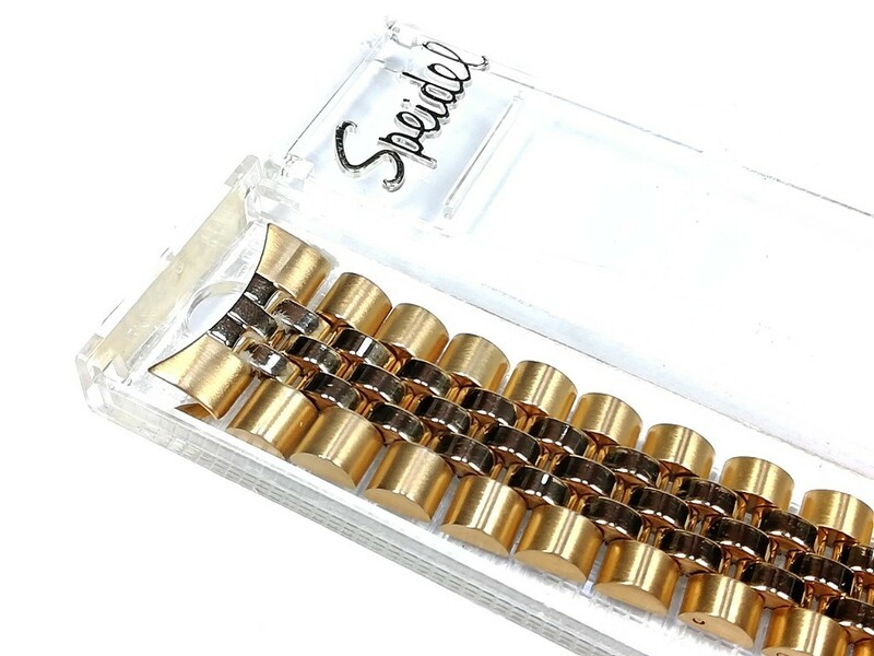 【Speidel】当時ものケース付きデッドストック　ウォッチバンド　20mm　ブレス　メンズ腕時計金属ベルト　ビンテージウォッチに　MB796