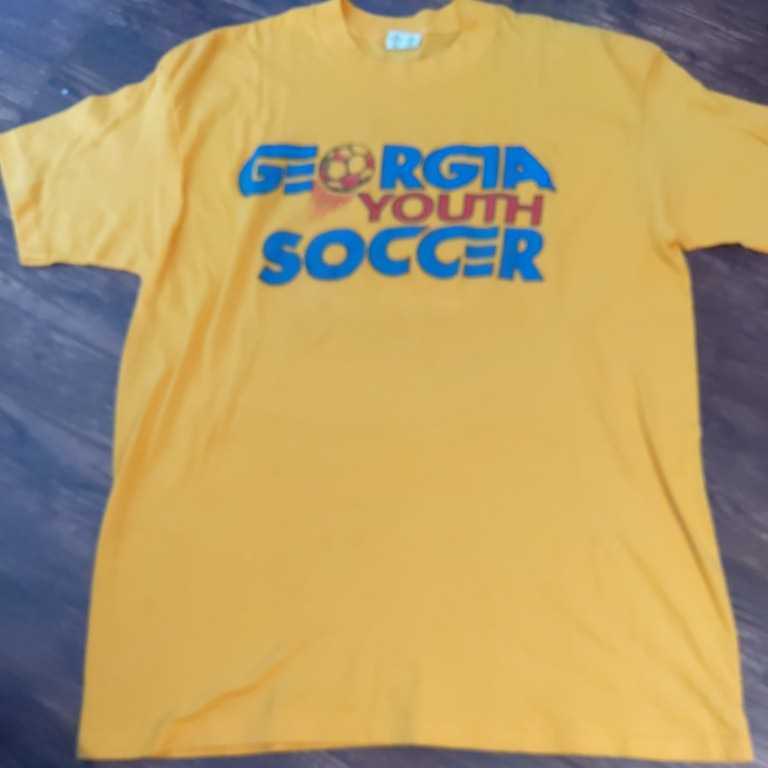 ビンテージ ★Tシャツ★GEORGIA YOUTH SOCCER★U.S.★90's★アメカジ★サッカーTシャツ★両面プリント