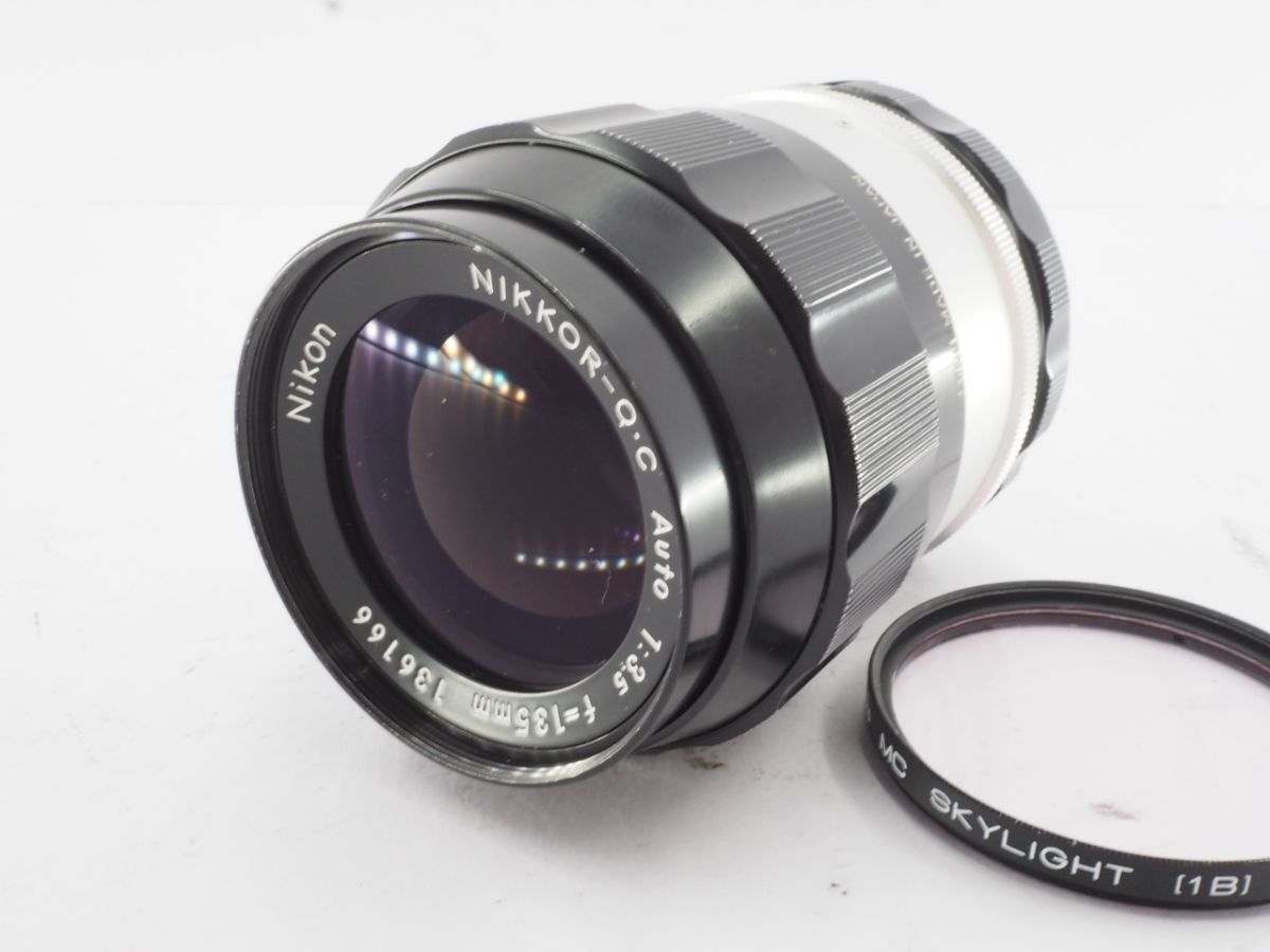 ★実用品★ニコン NIKON AI NIKKOR-Q.C Auto 135mm F3.5 《フィルター 付き》 ＃A3563
