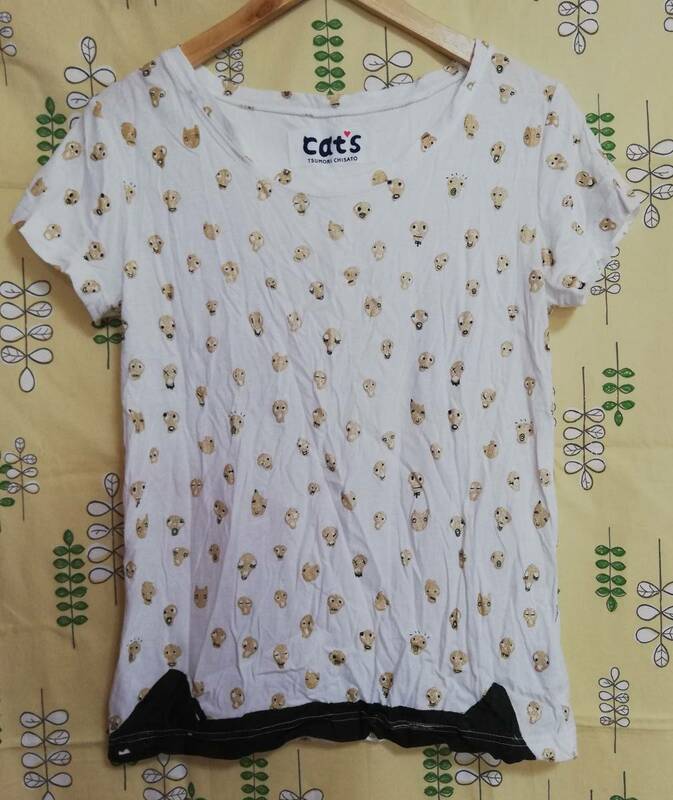 ツモリチサト　cat's☆ガイコツTシャツ